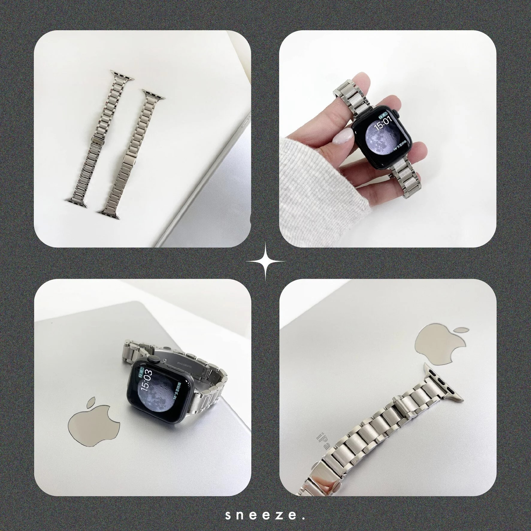 Apple Watch 不鏽鋼細錶帶