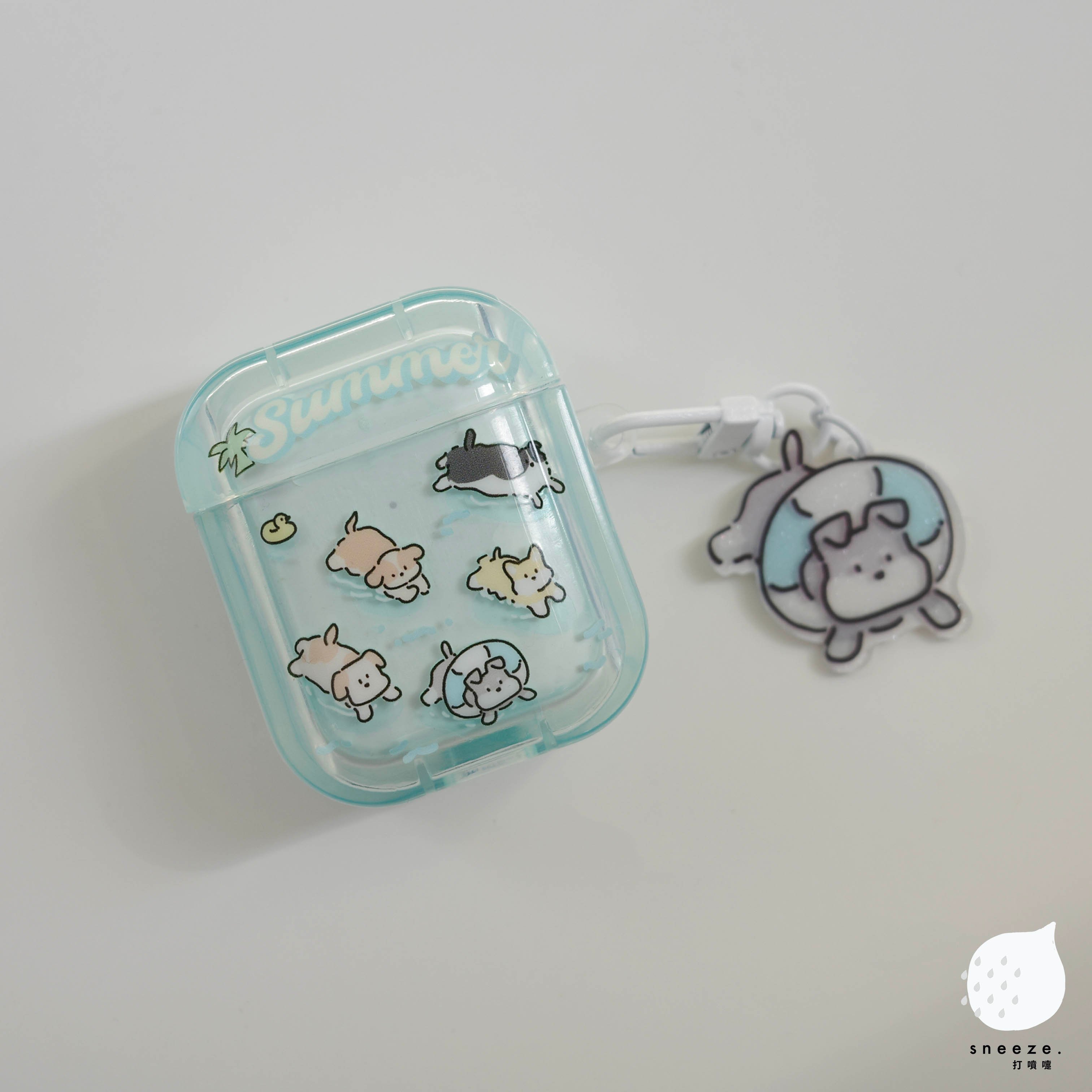 游泳狗狗AirPods保護套