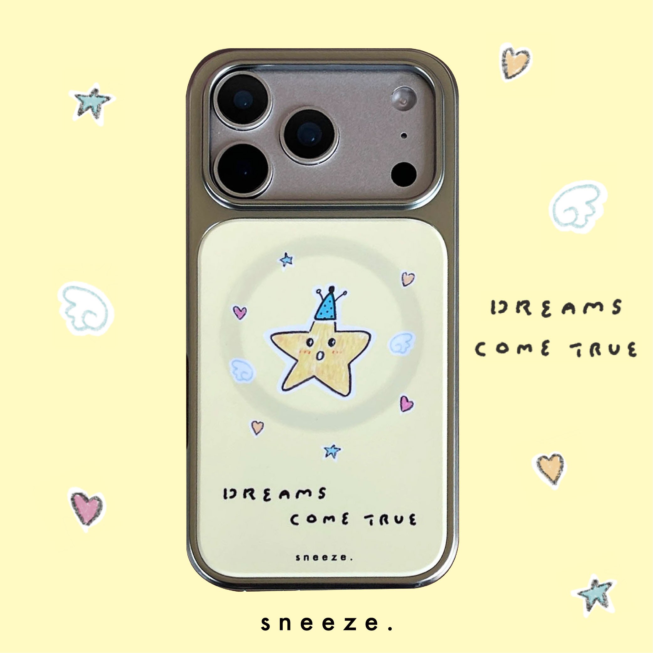 【獨家】霧銀Dreams come ture磁吸殼