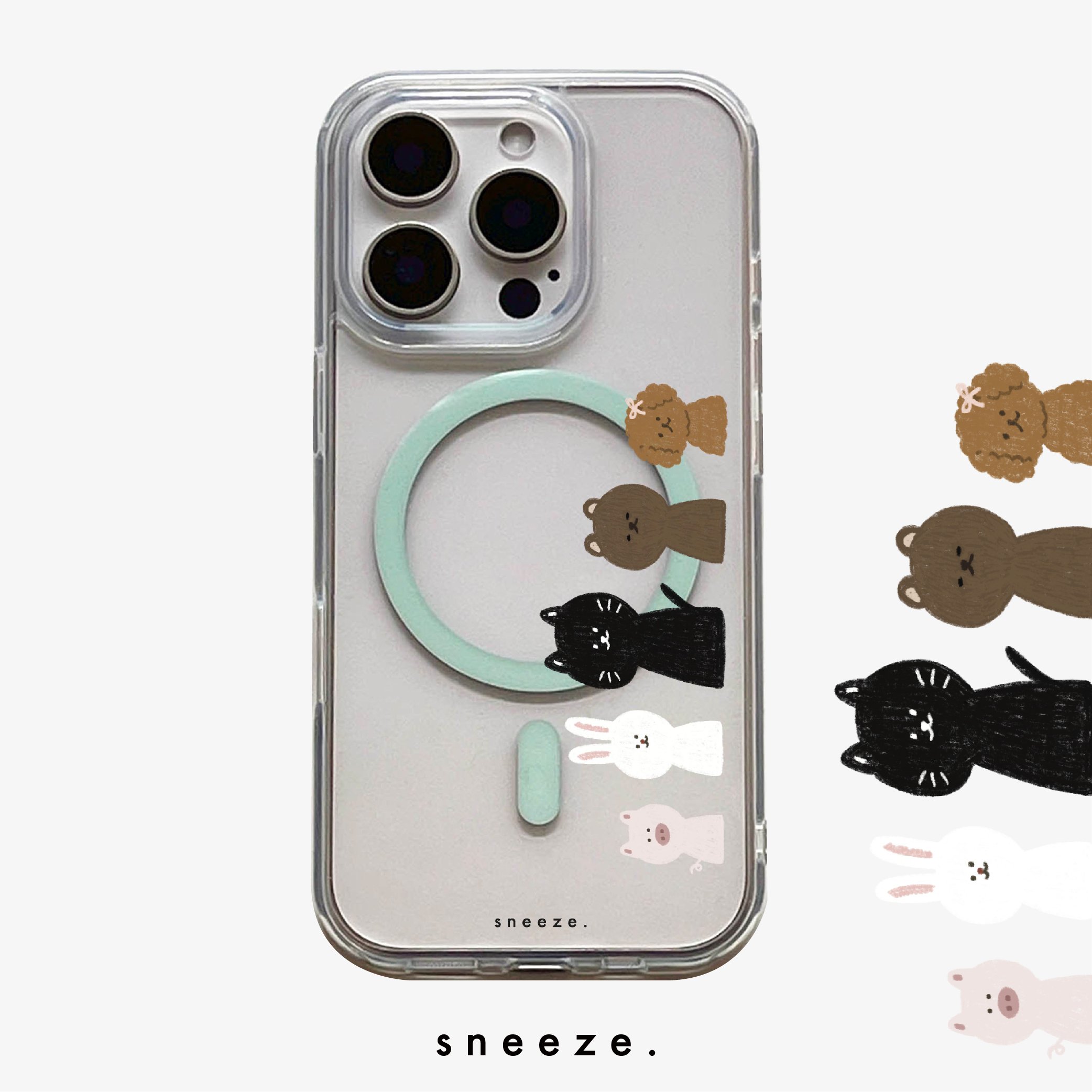 【獨家】小動物排排站浪漫圈圈殼