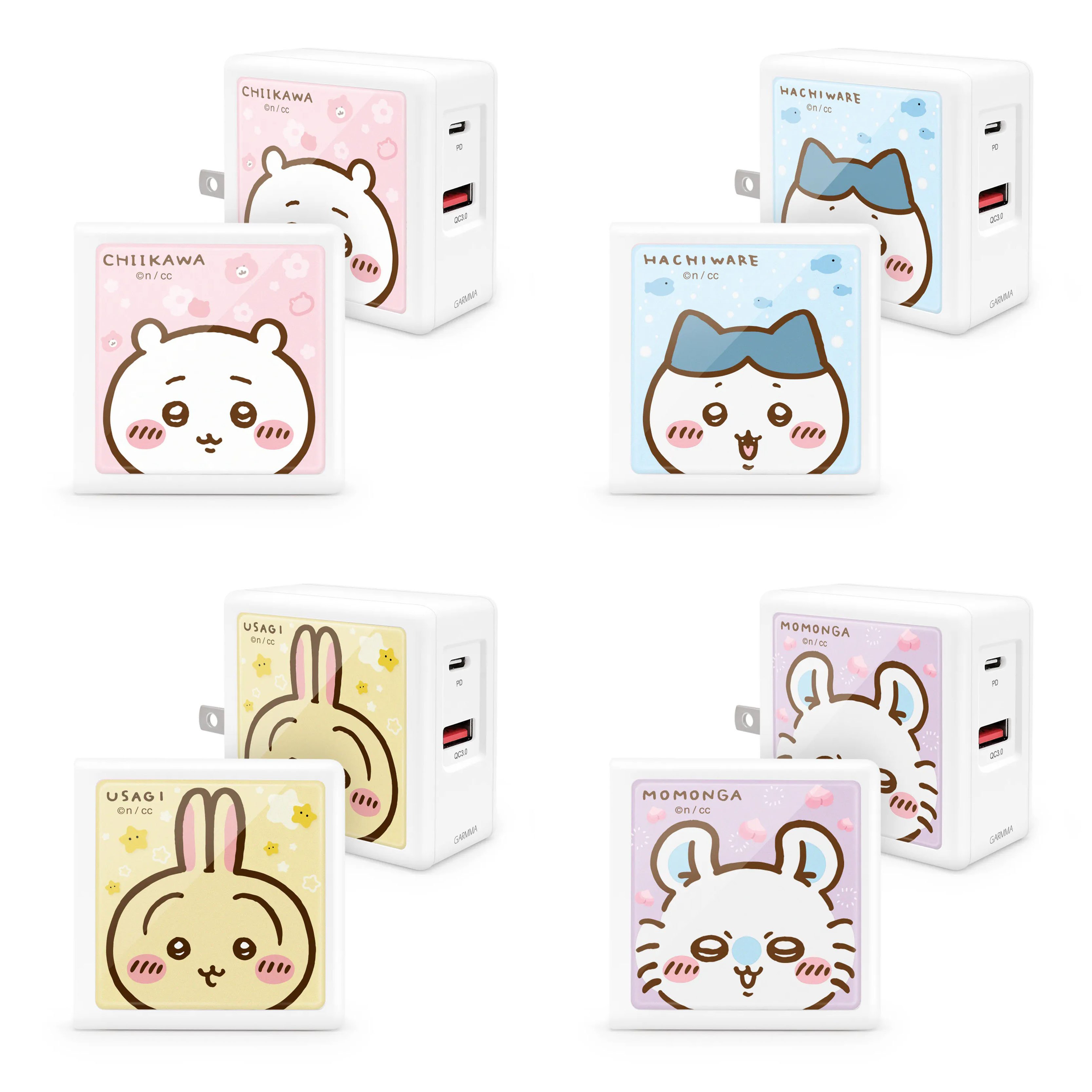 吉伊卡哇大頭65W氮化鎵技術快充充電頭