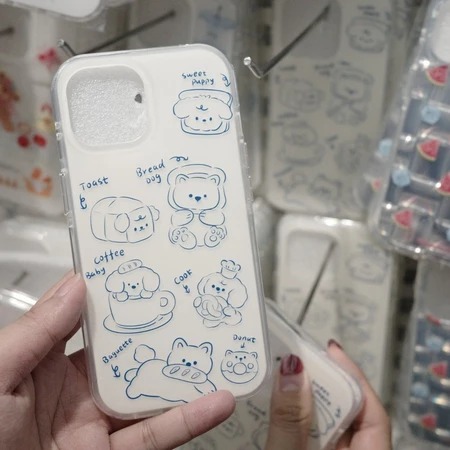 變裝白底狗狗殼