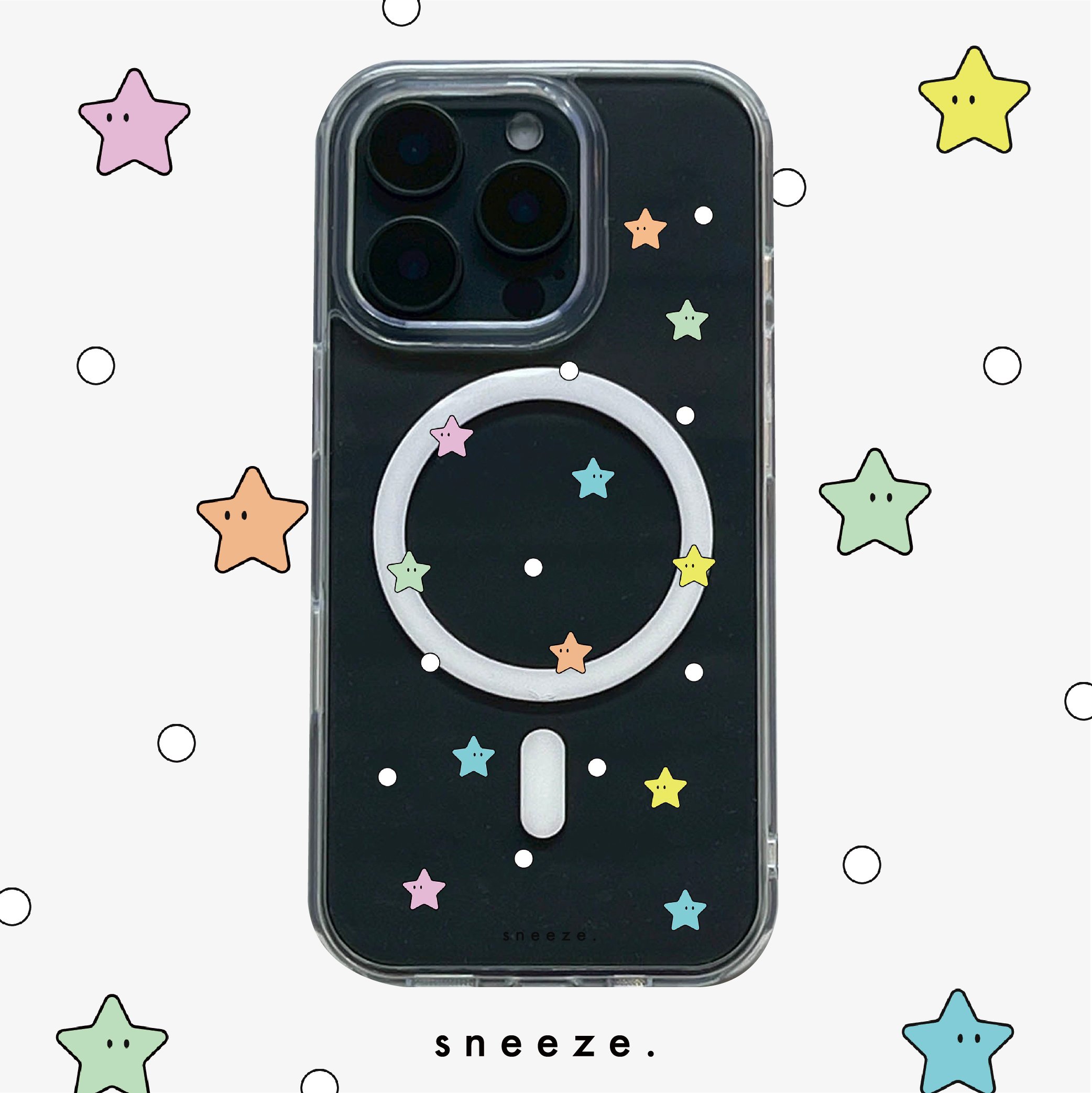 【獨家】東張西望小星星浪漫圈圈殼