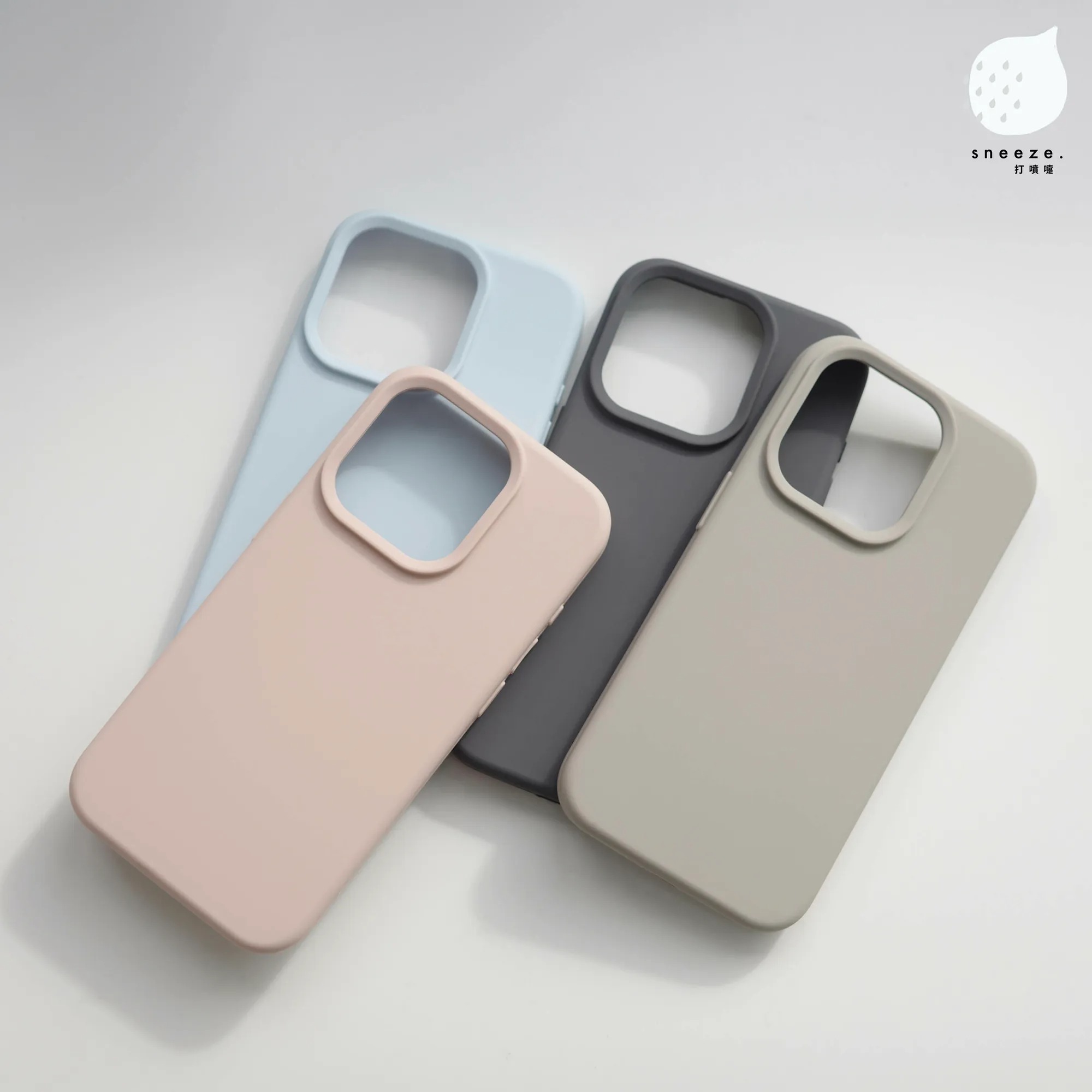 沒有圈圈的淡色系MagSafe磁吸防摔殼