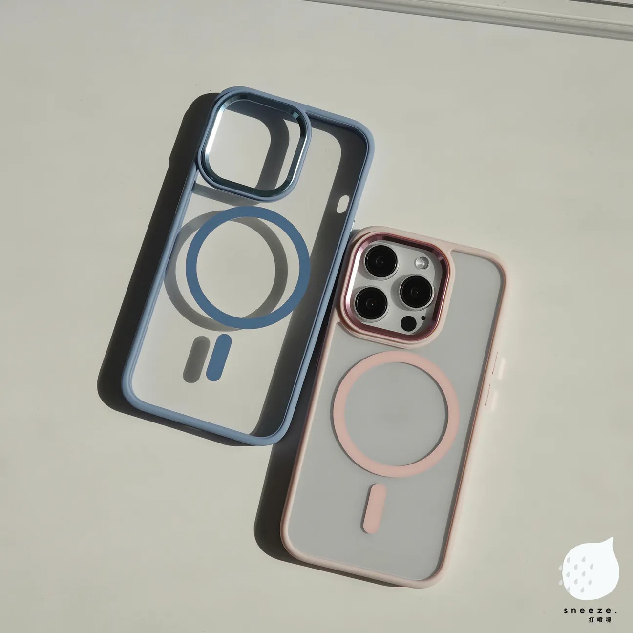 高級感邊框金屬MagSafe殼