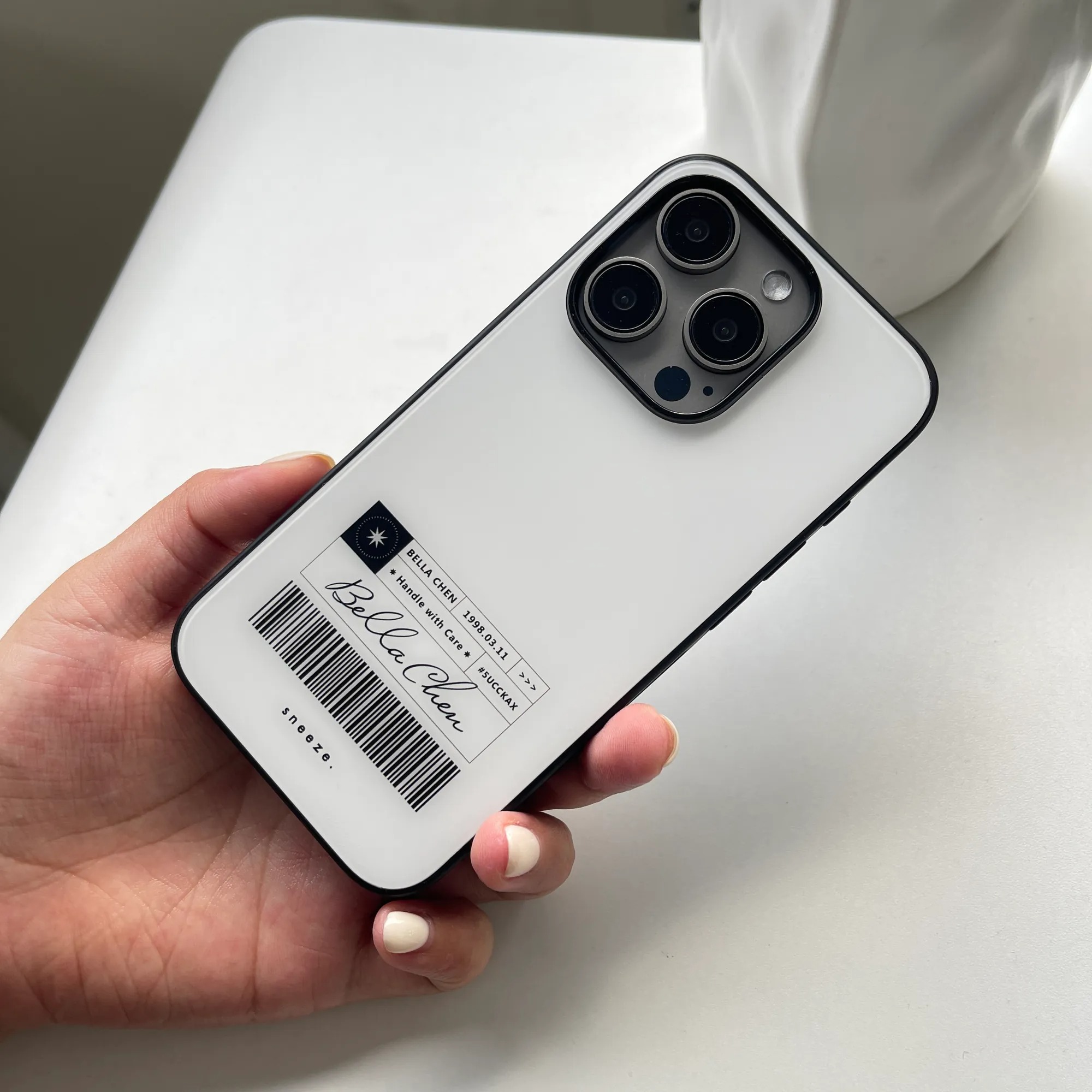 【獨家】霧-請小心輕放訂製MagSafe殼