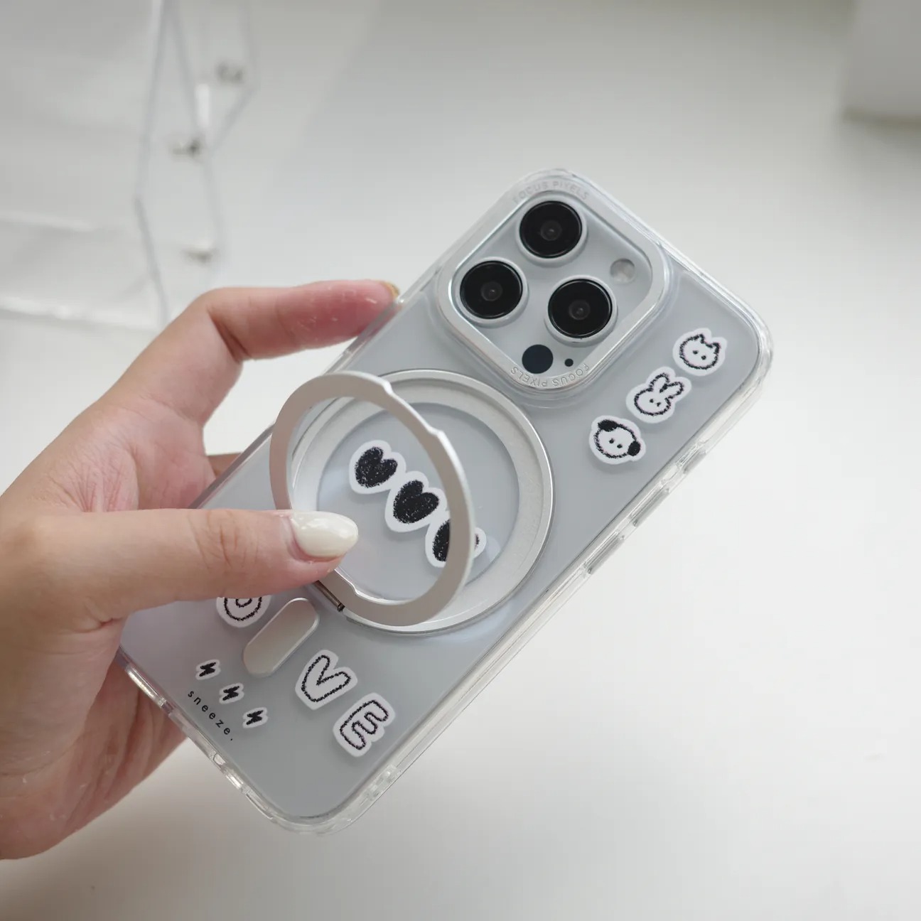 【獨家】隱-小動物愛心MagSafe殼