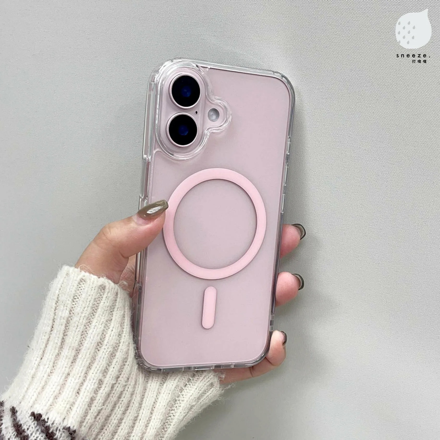 粉色磁吸MagSafe殼