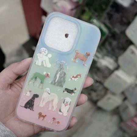 貴婦狗狗家族霧面殼