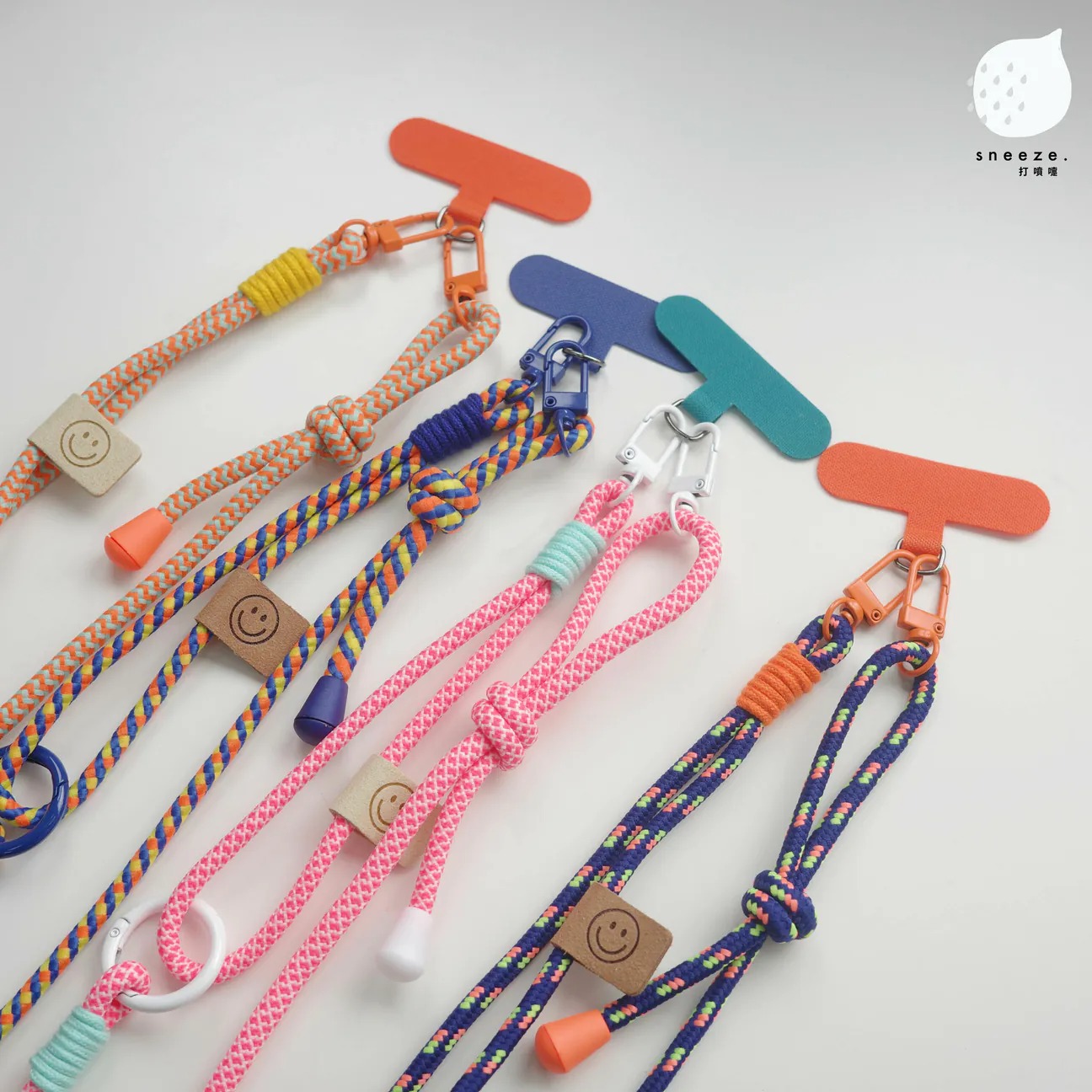 變變變條紋掛繩組合［掛繩+掛片］