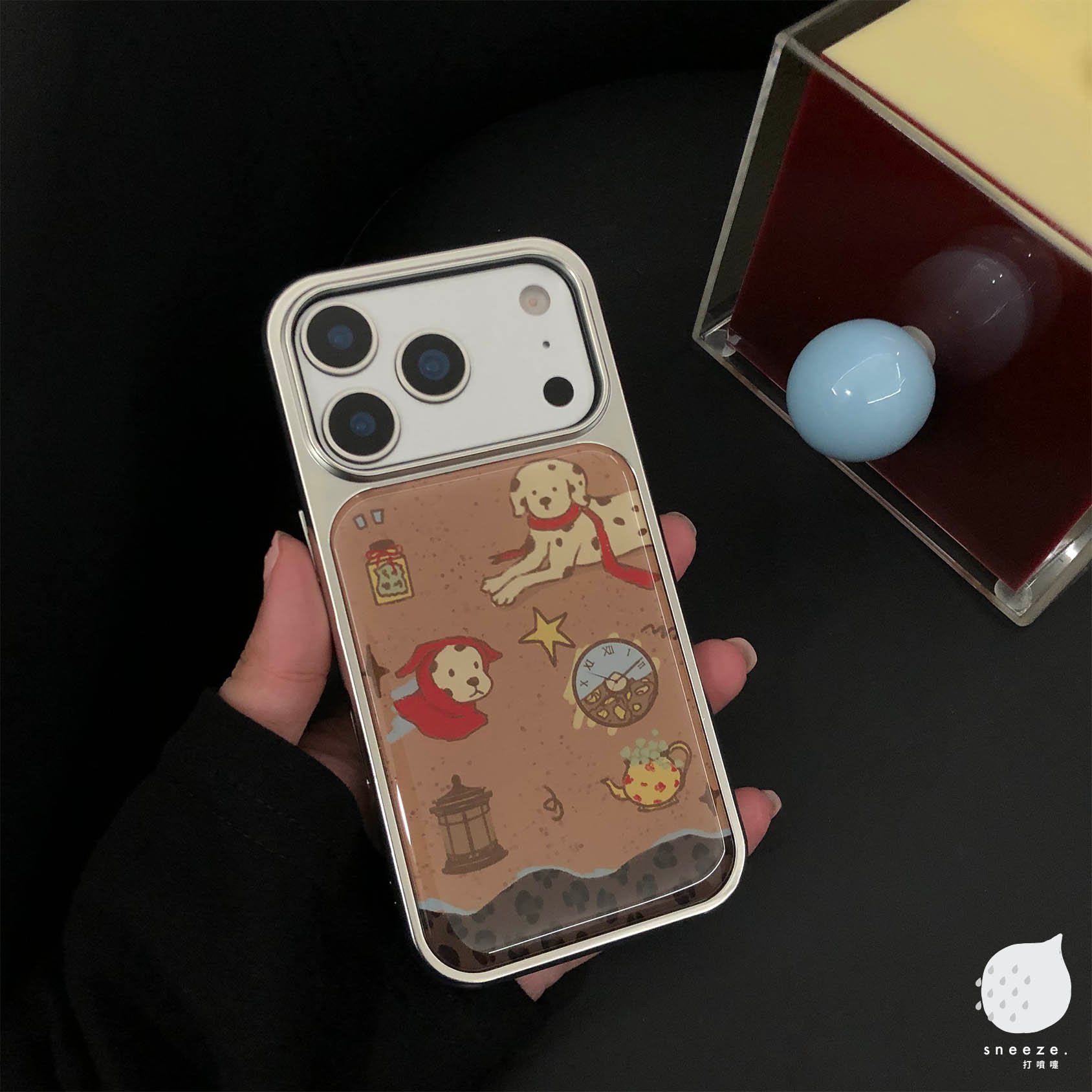 斑點狗狗秋冬配色殼