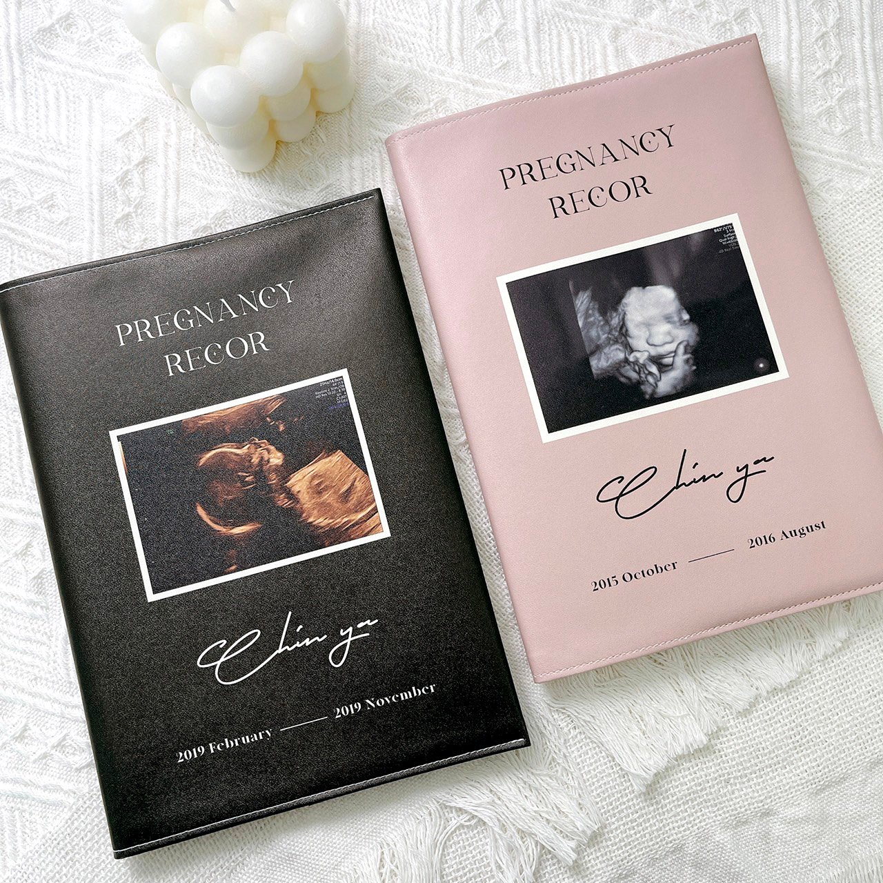 客製 ｜皮革媽媽手冊套