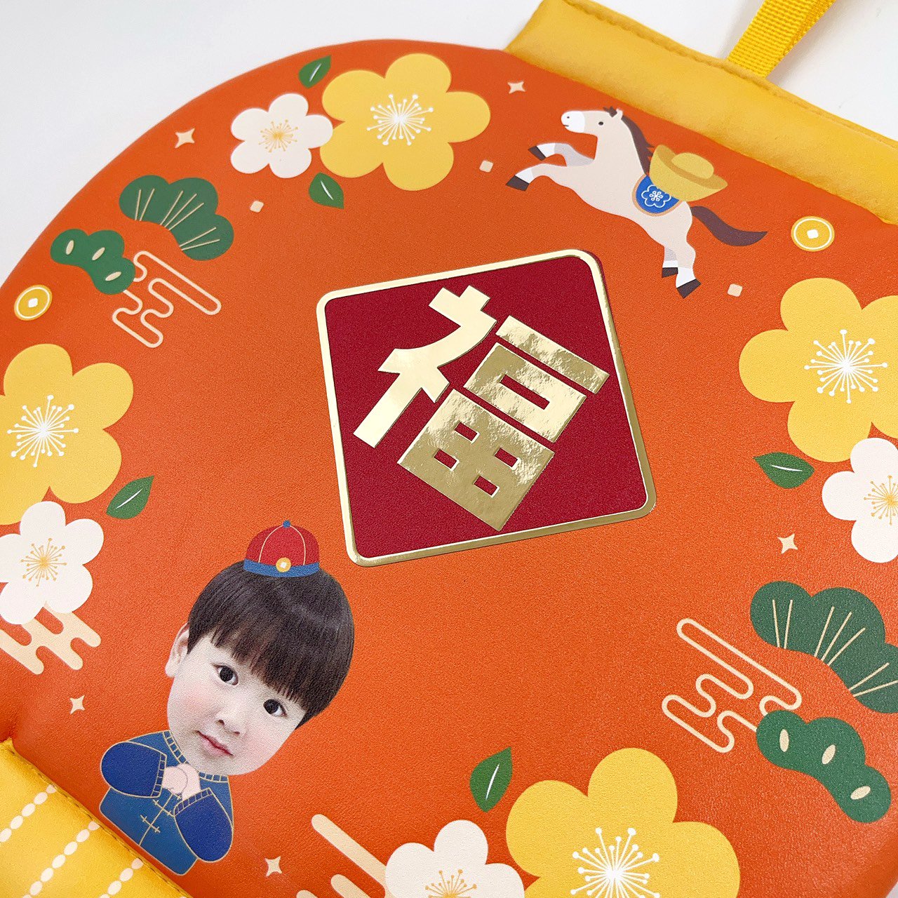 已售完 ｜新年皮革燈籠掛飾 (福氣金光閃閃)