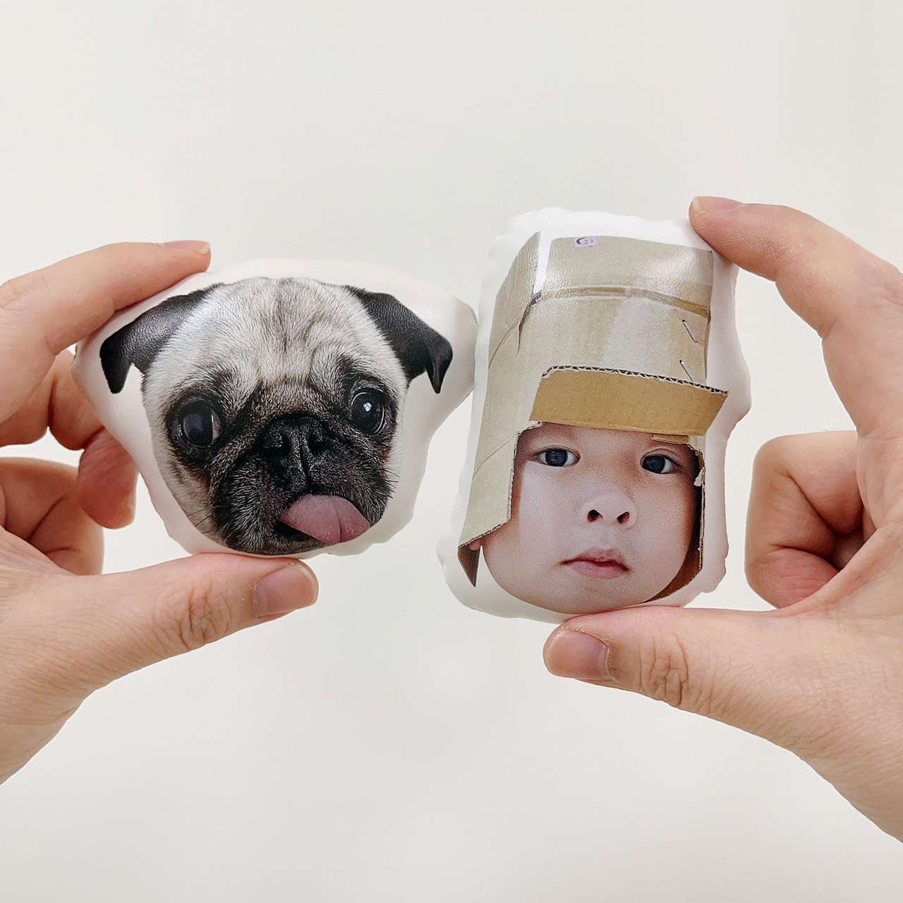 客製 ｜皮革澎澎磁鐵 (可客製底色)