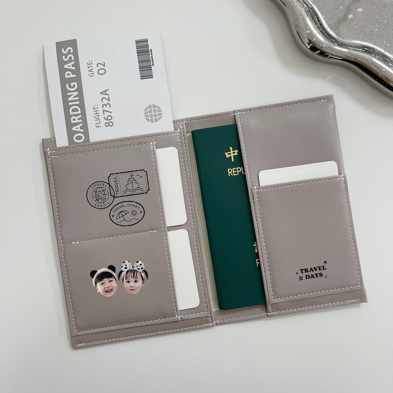 客製 ｜皮革護照夾 (美式風格款)