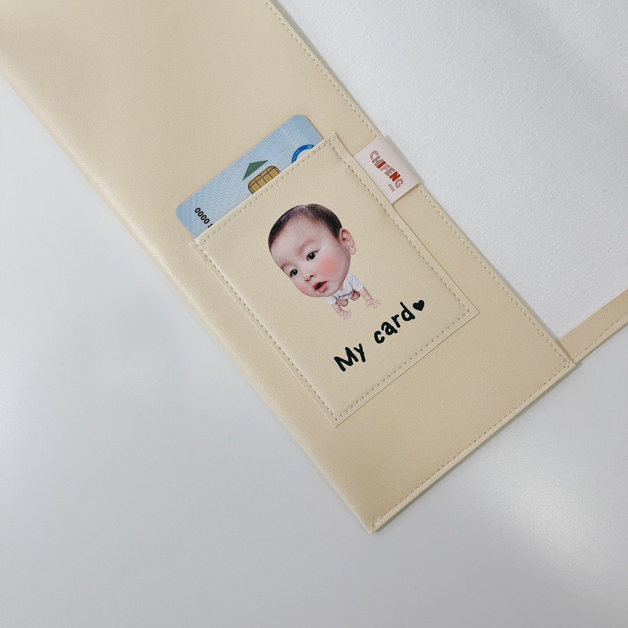 客製 ｜皮革寶寶手冊套 (素色款)