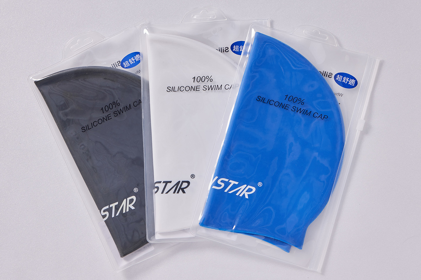 超舒適矽膠泳帽