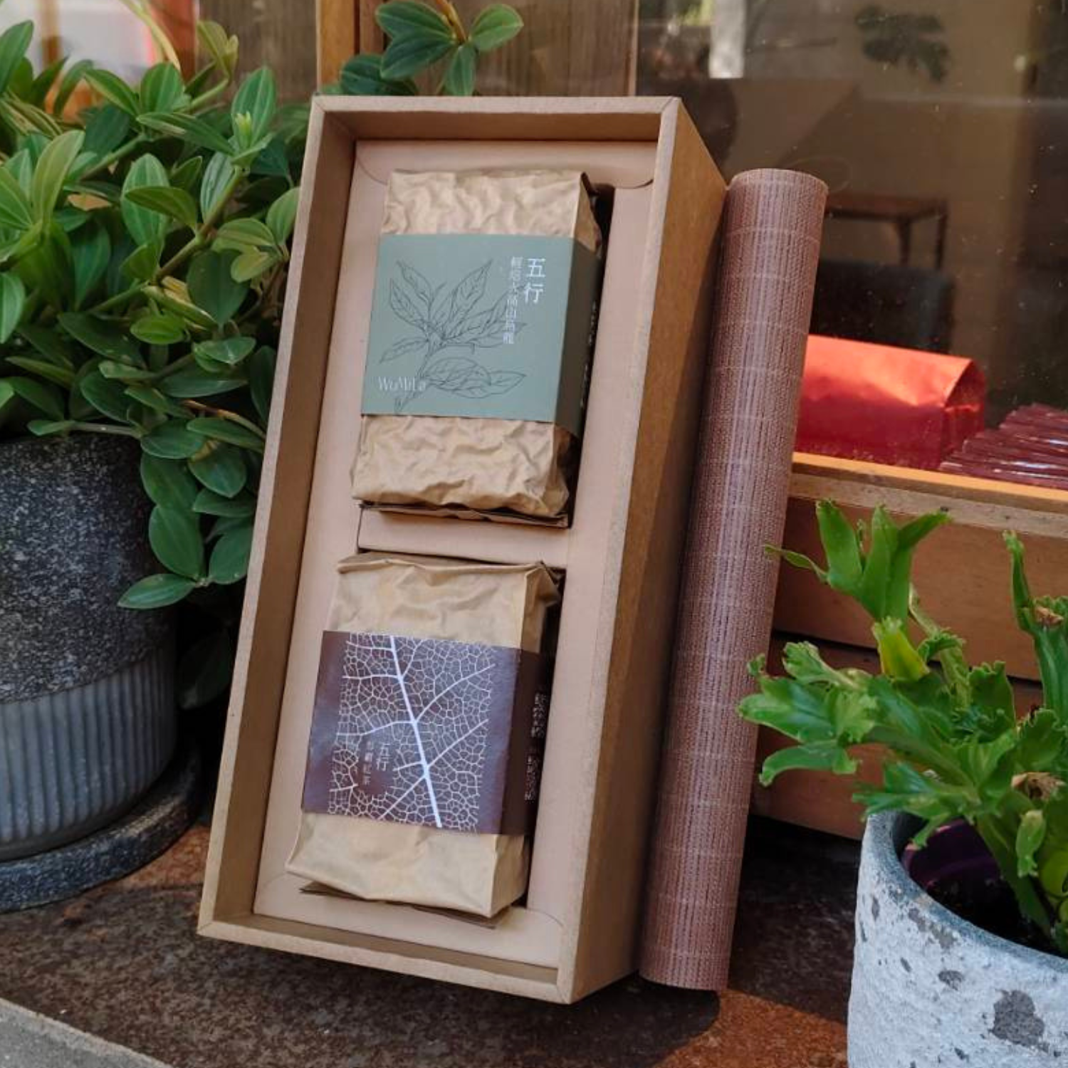 竹息茶葉雙入禮盒 | 采食 WuMiLa