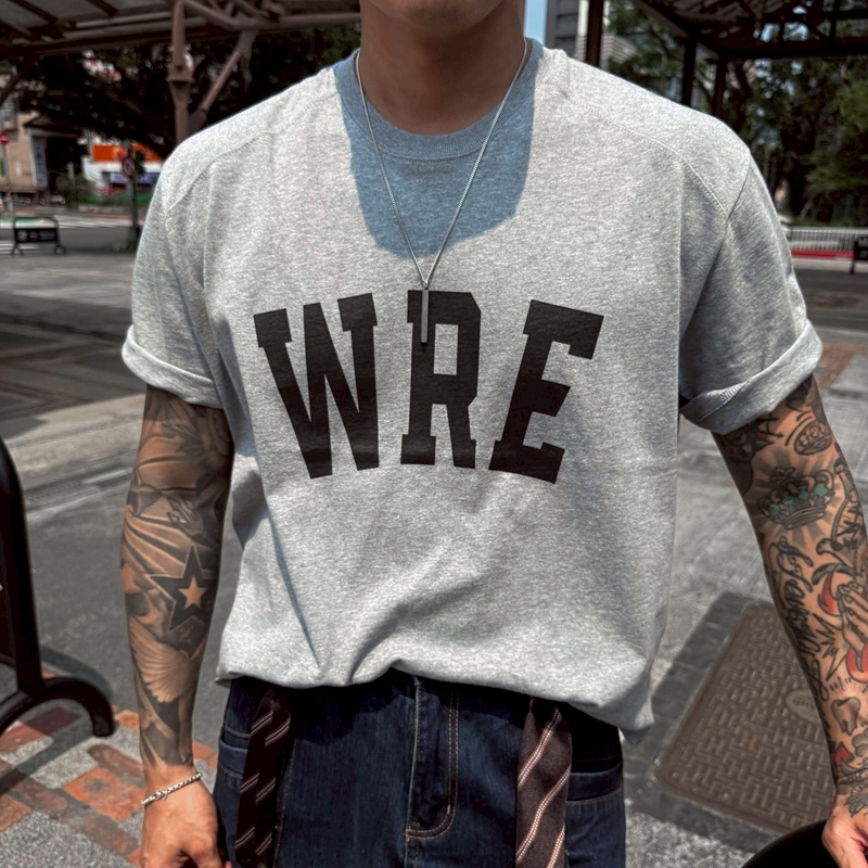 WRE基本BOXY短寬TEE