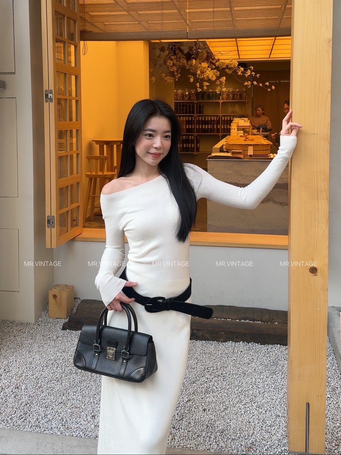 Louis vuitton 水波紋手提包