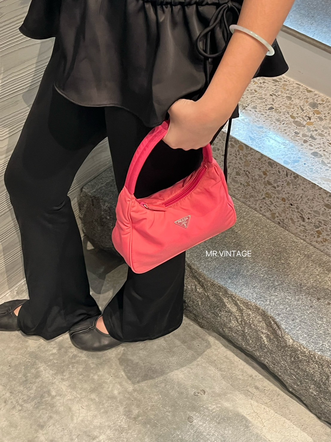 Prada hobo(桃粉色)