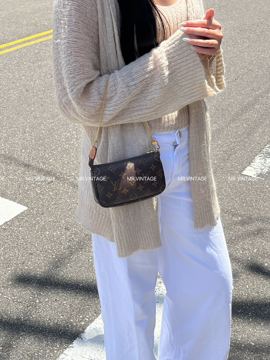 Louis Vuitton老花迷你麻將包