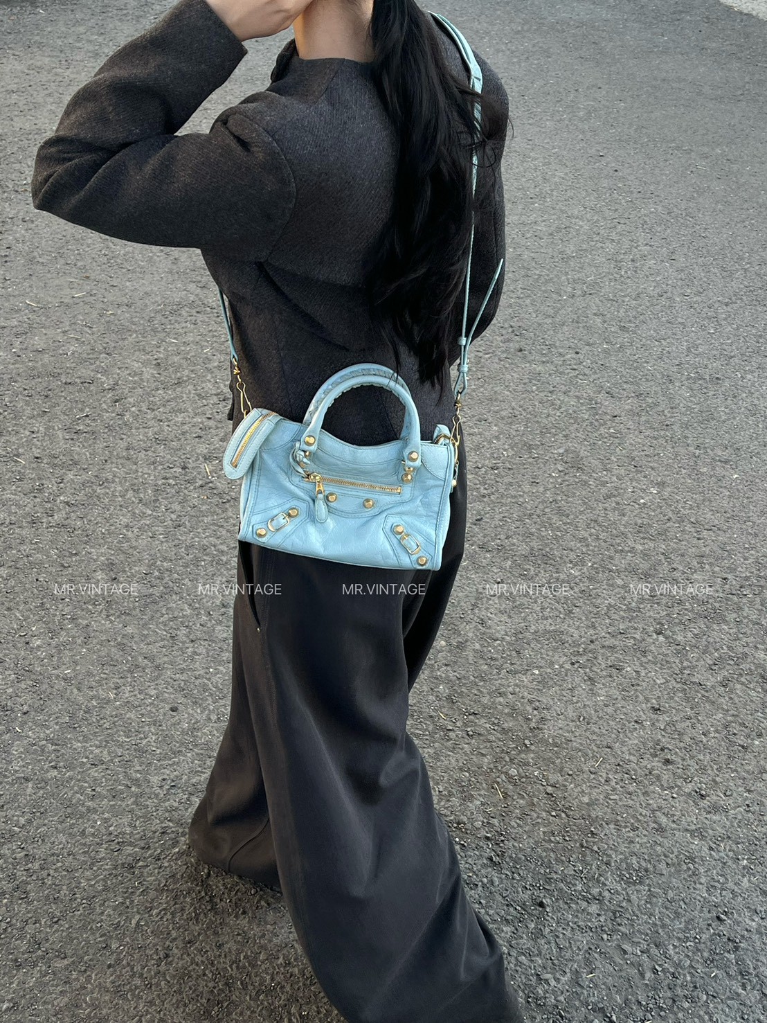 Balenciaga 迷你機車包