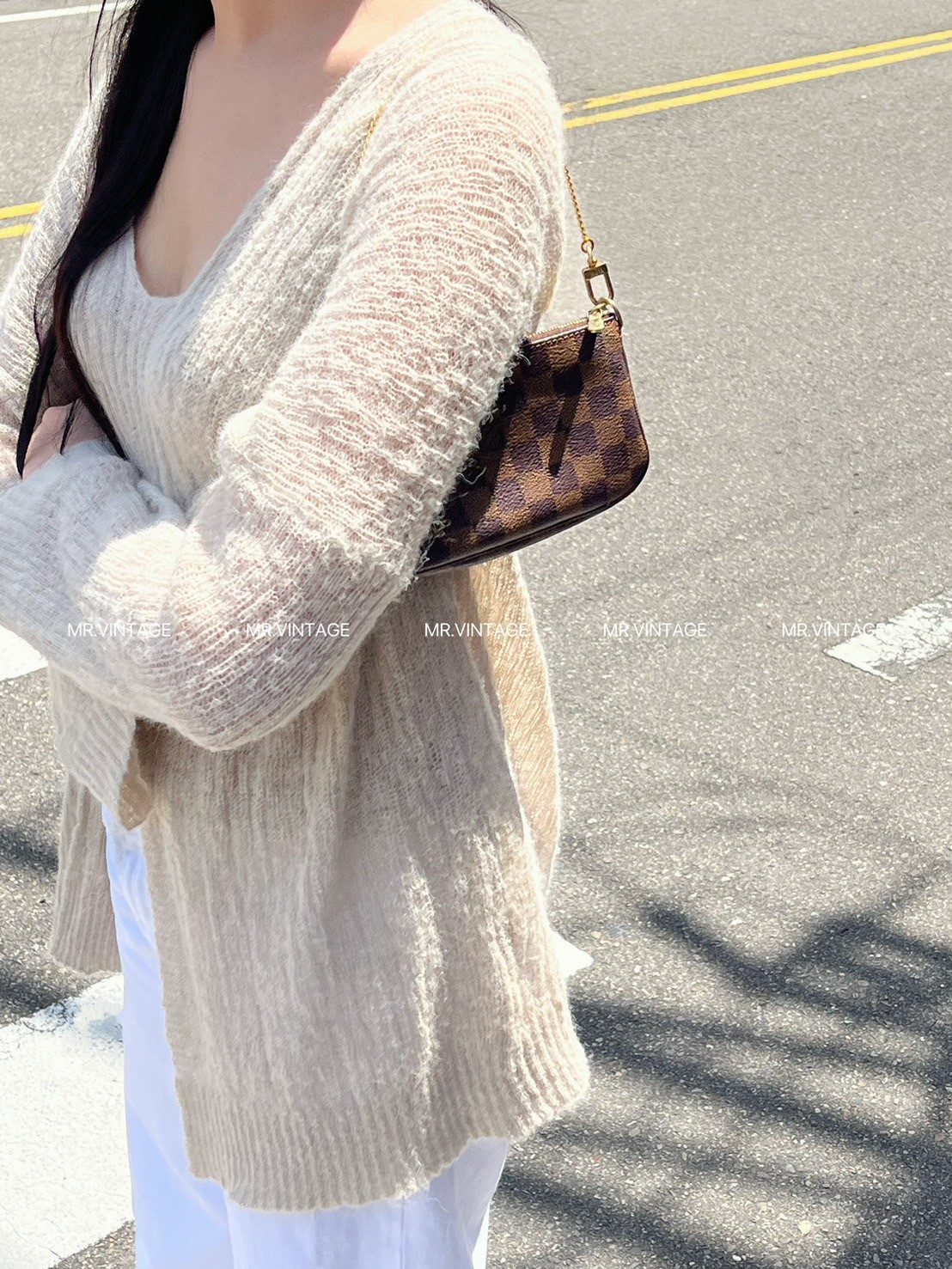 Louis Vuitton棋盤格迷你麻將包