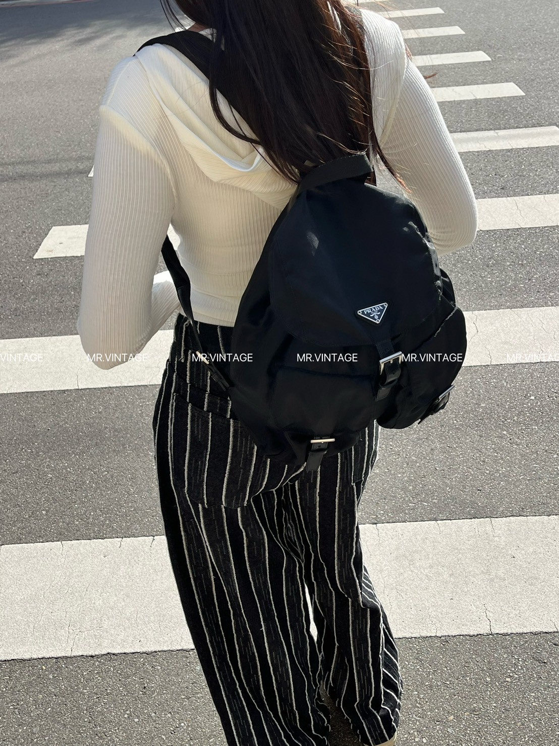 Prada降落傘尼龍後背包(小號)