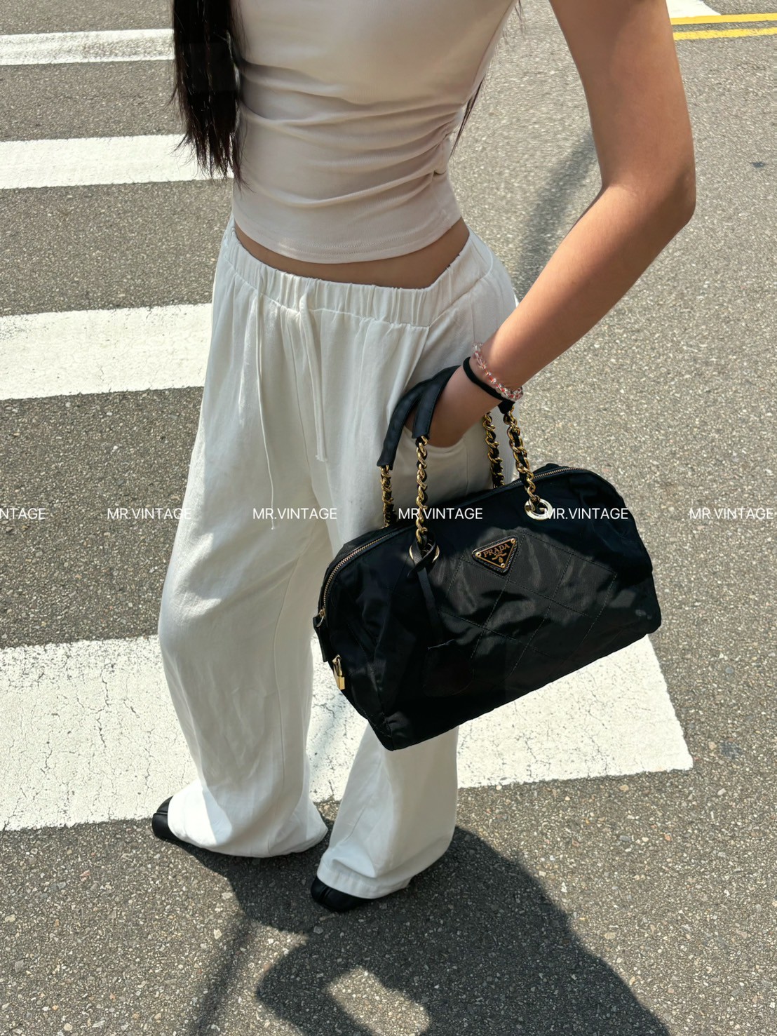 Prada尼龍波士頓包