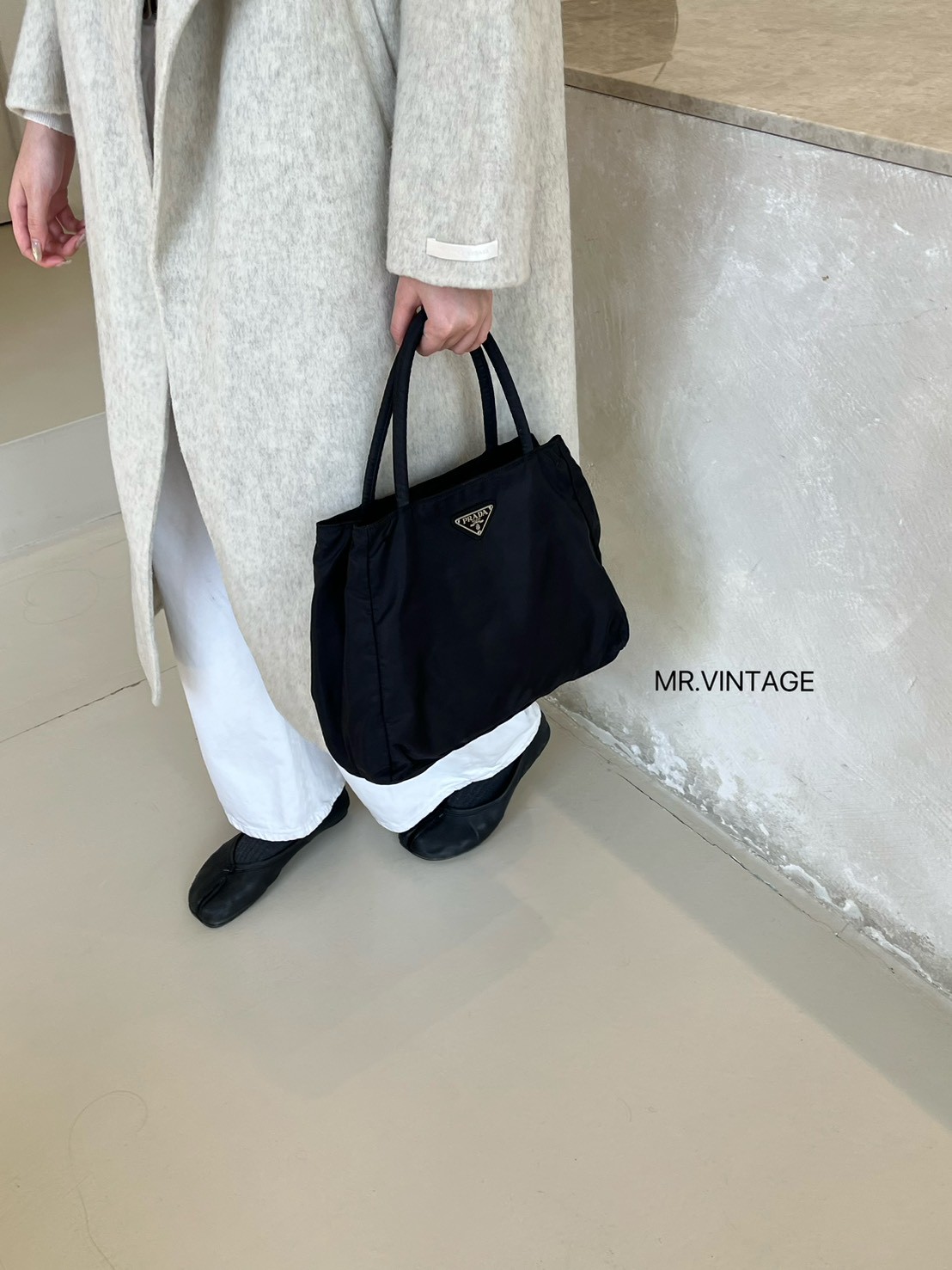 Prada尼龍托特包