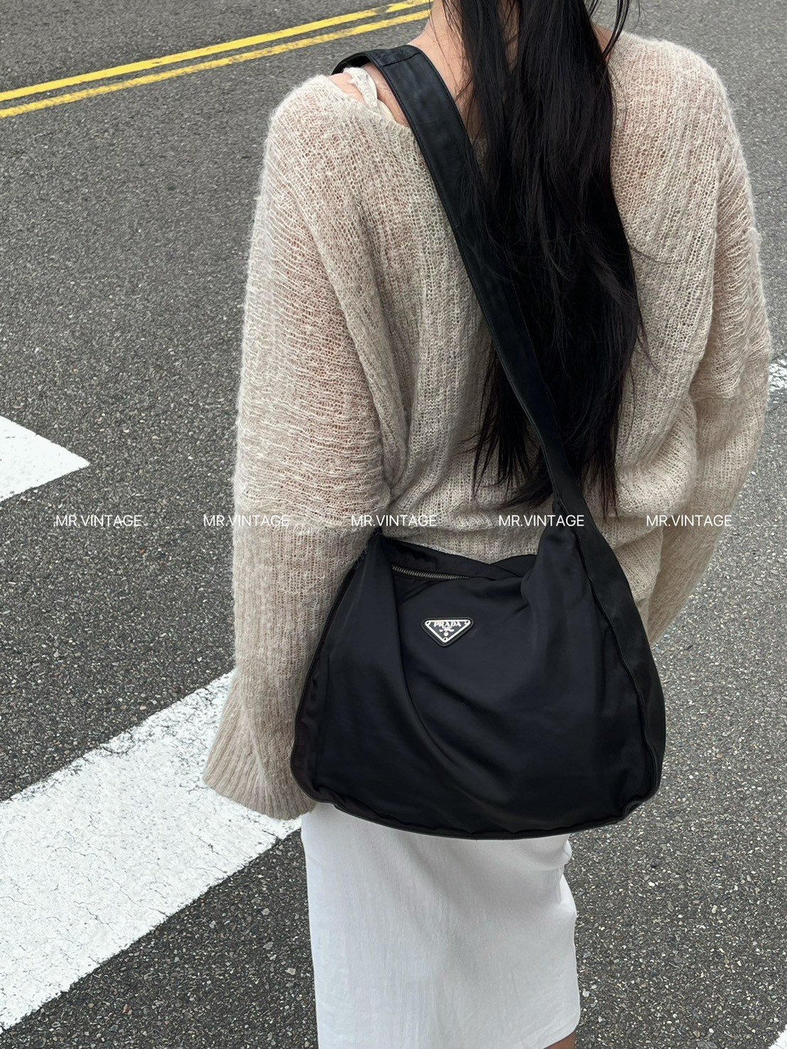 Prada hobo(背帶可調)