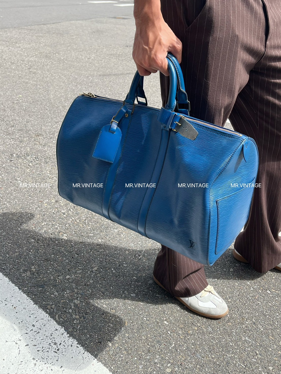 Louis vuitton水波紋旅行袋