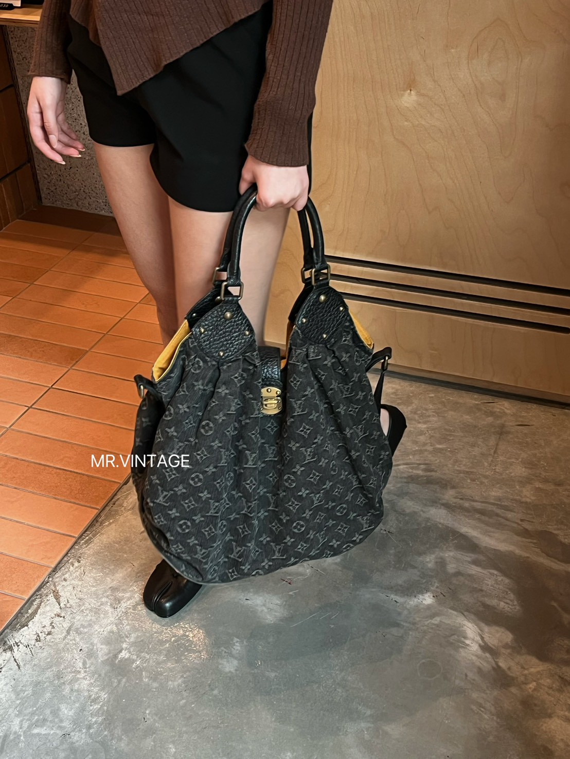 Louis Vuitton丹寧托特包