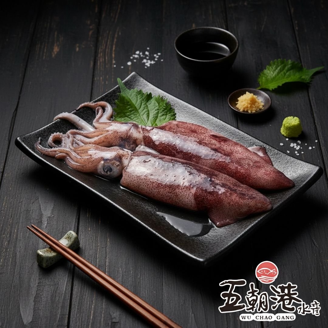 【五朝港水產】野生船凍透抽 #3