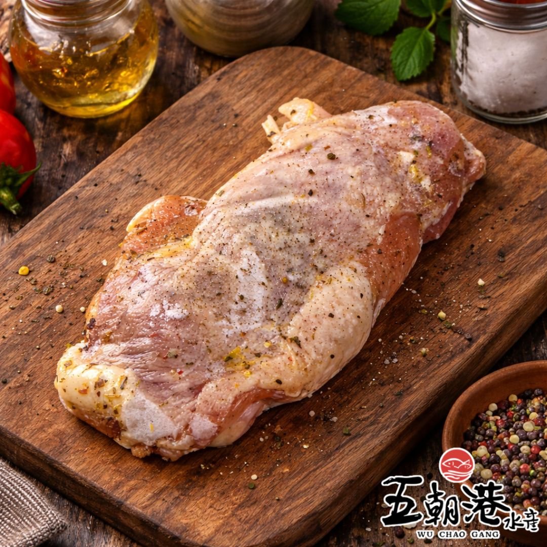 【五朝港水產】義式香草嫩腿排