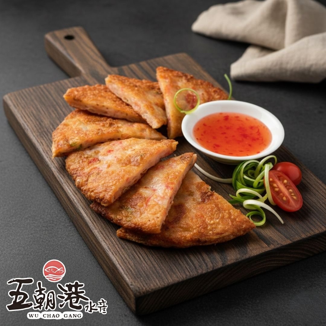 【五朝港水產】蝦爆了月亮蝦餅(240g)