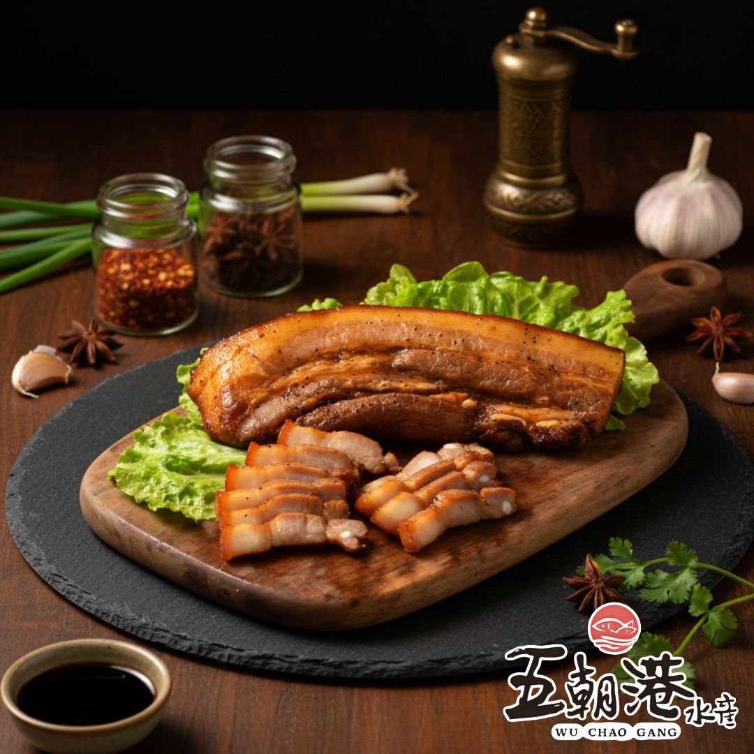 【五朝港水產】經典古早味鹹豬肉(150g)