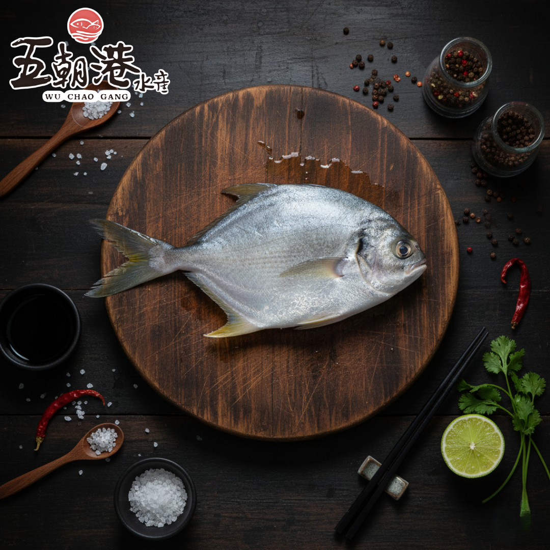 【五朝港水產】招財三去黃金鯧/紅杉魚