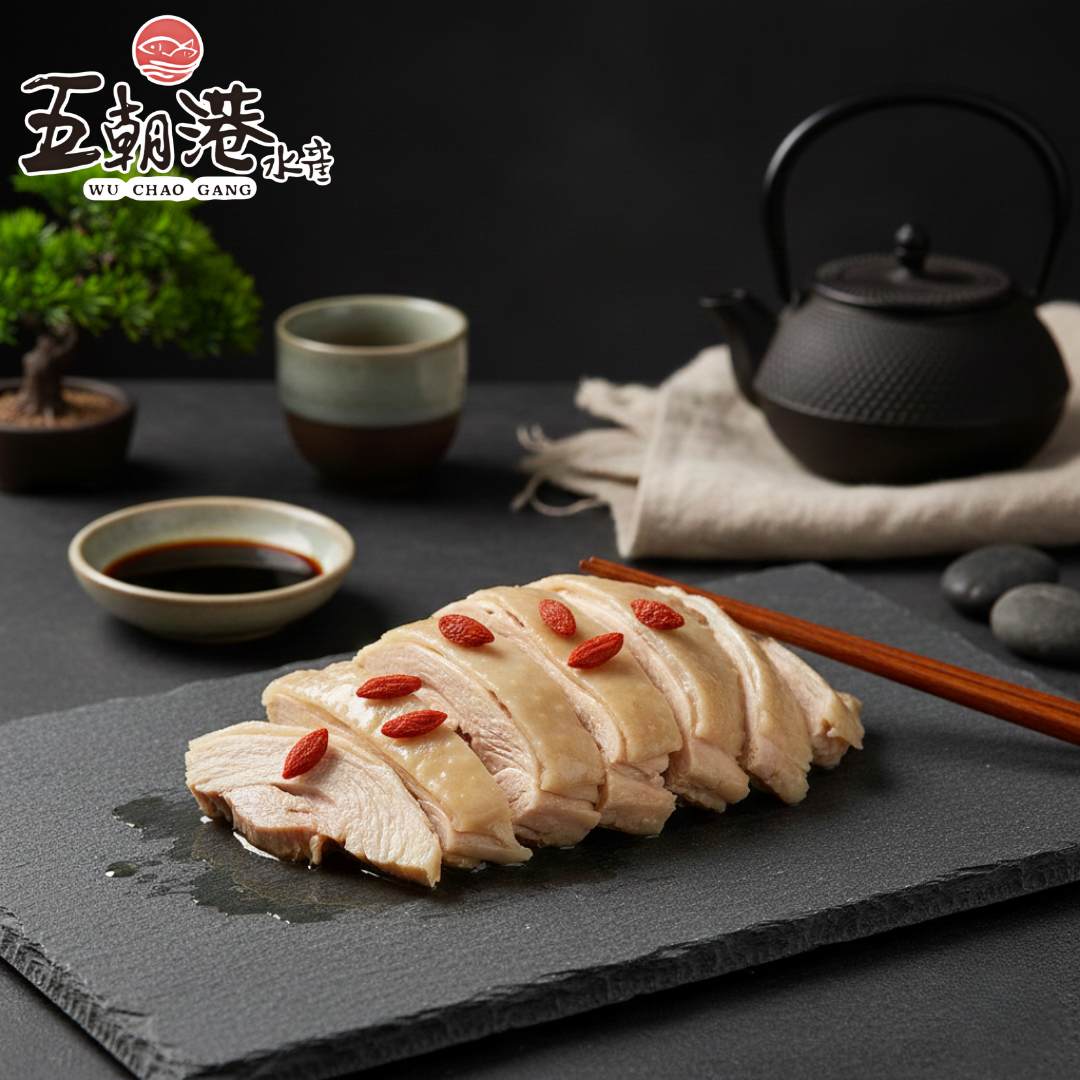 【五朝港水產】花好月釀醉雞腿
