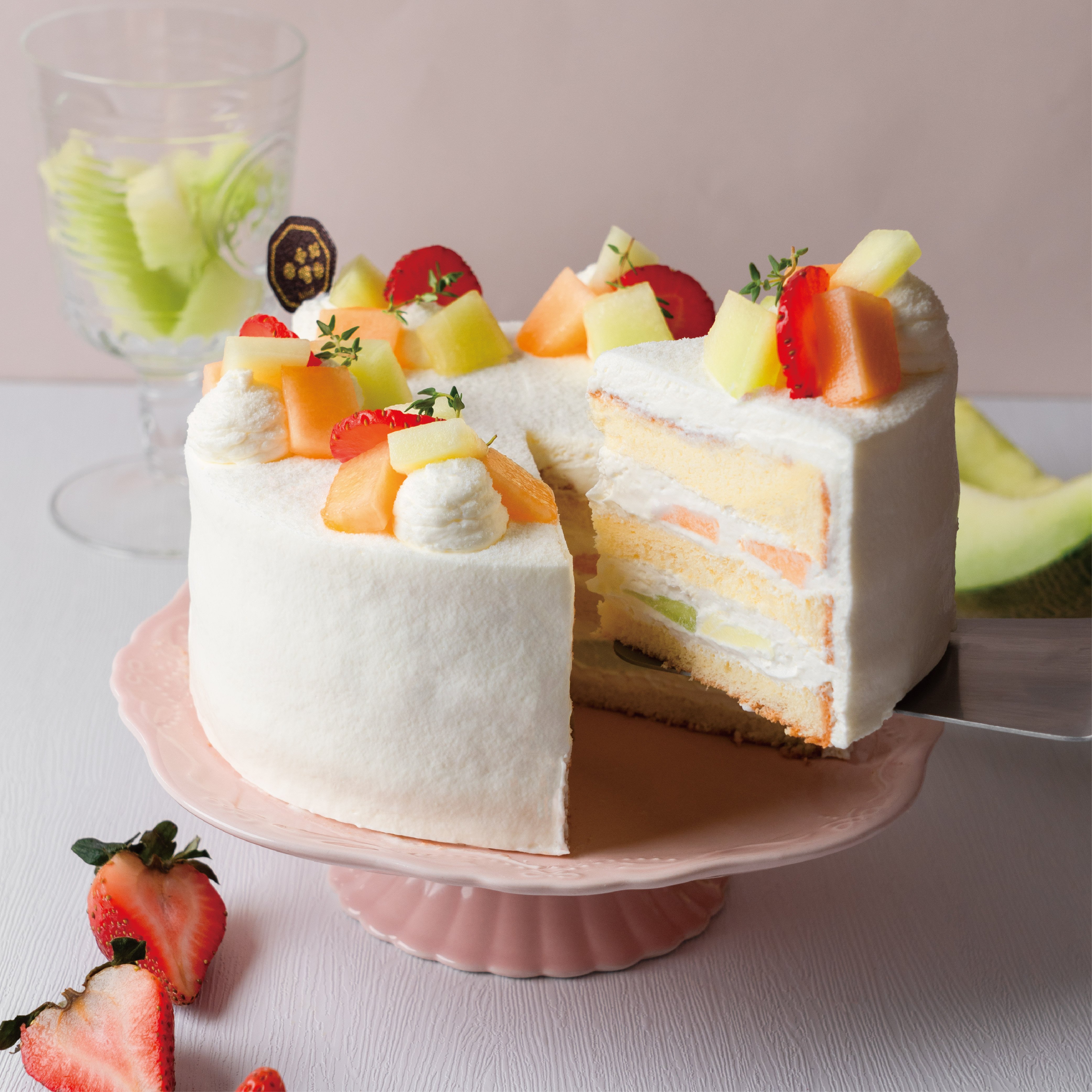 北海道生乳蛋糕(季節限定水果)