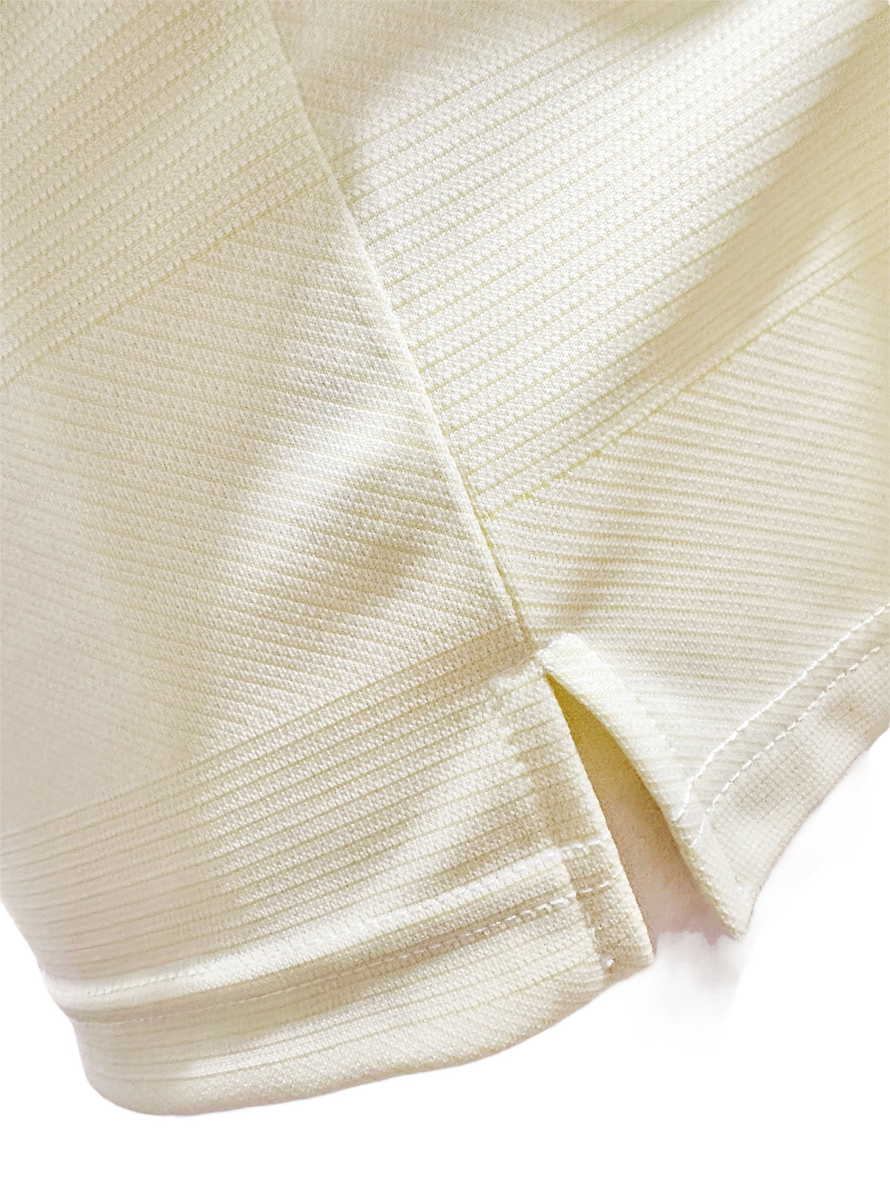 橫斜紋雙斜紋-繡花LOGO短袖上衣-黃（男）