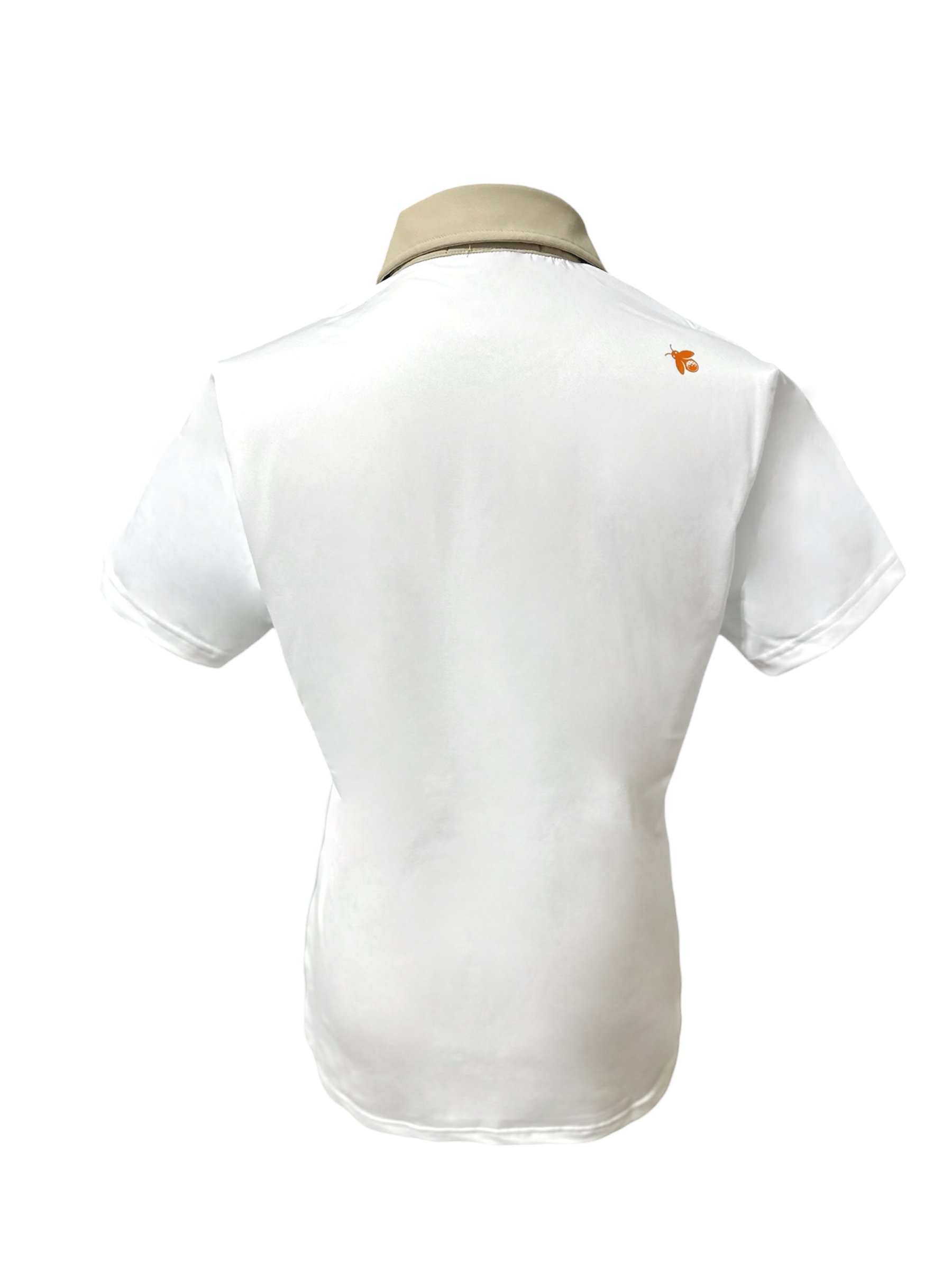 情侶款｜螢火蟲系列 奶茶領 短袖POLO衫-女