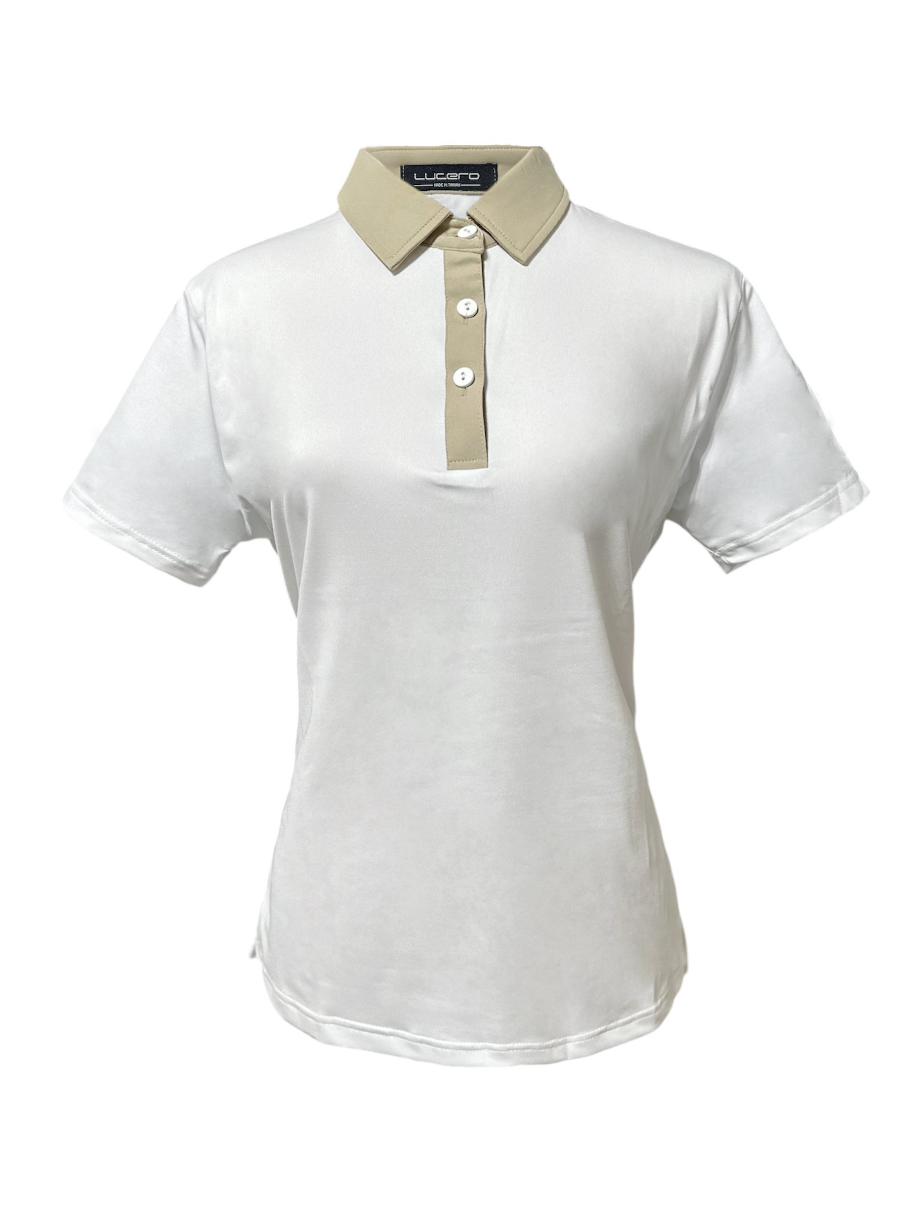 情侶款｜螢火蟲系列 奶茶領 短袖POLO衫-女