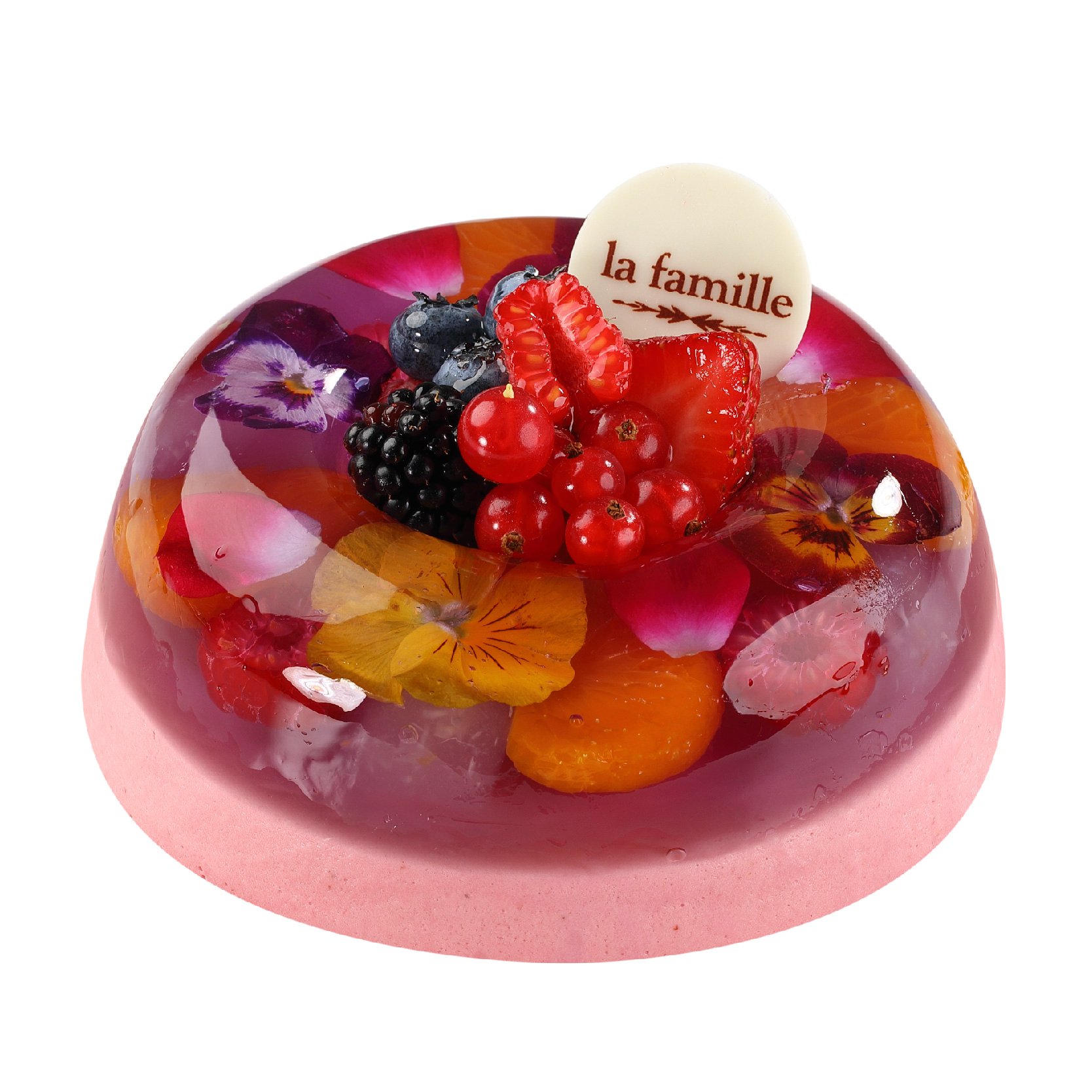 Raspberry & Lychee Bavarois紅桑莓荔枝巴伐利亞