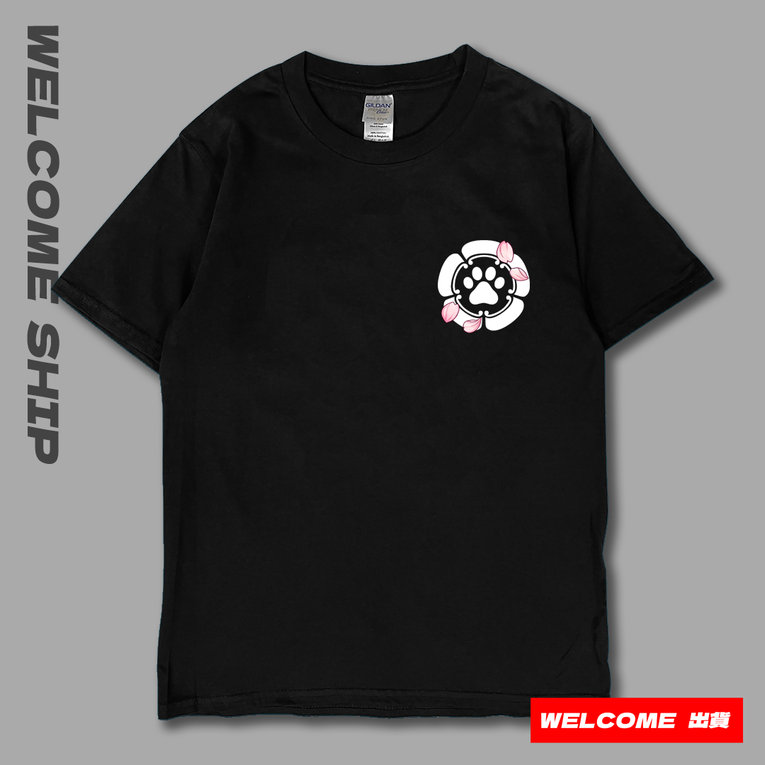 (短T)白貓武士 Welcome出貨