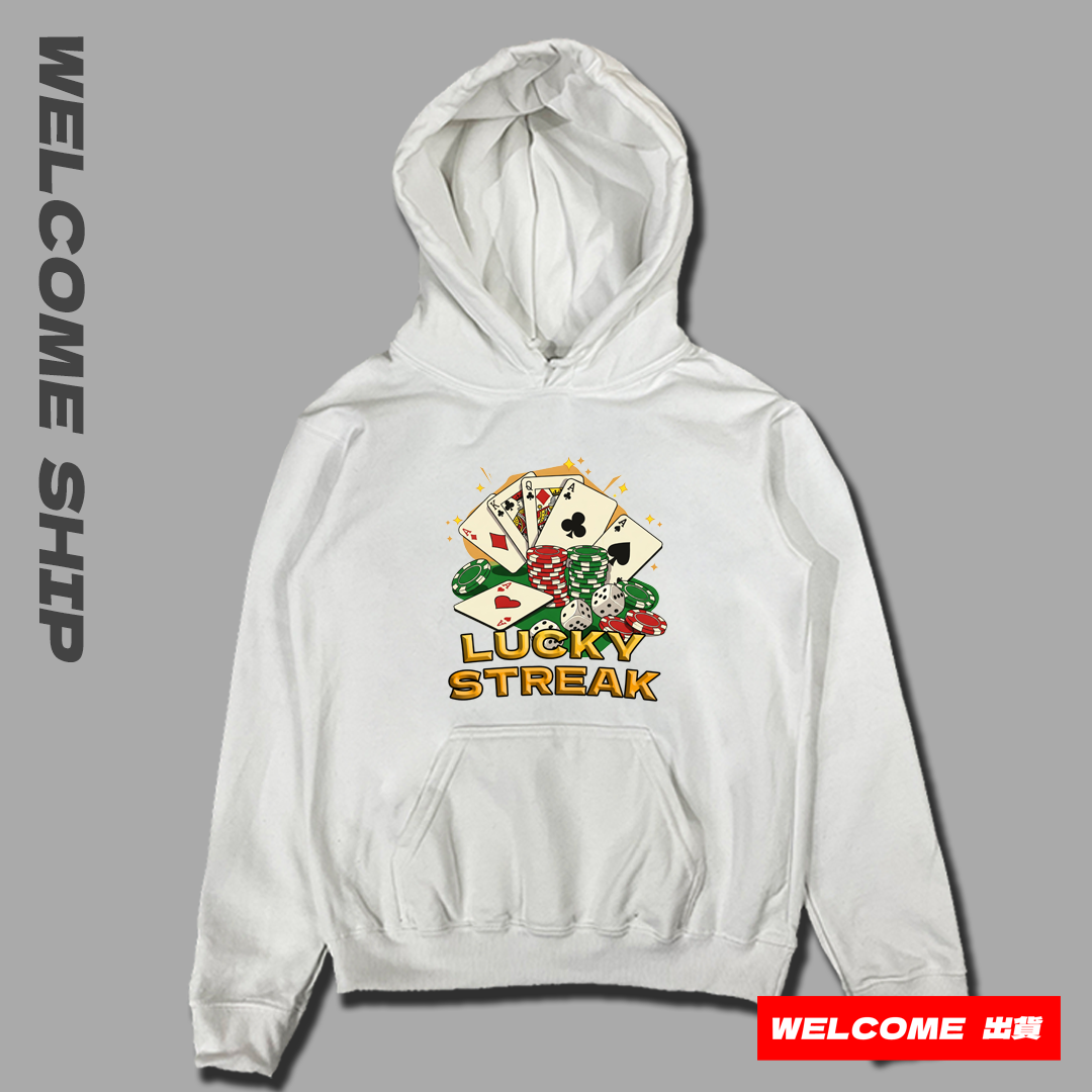 (連帽上衣)好運爆棚 Welcome出貨