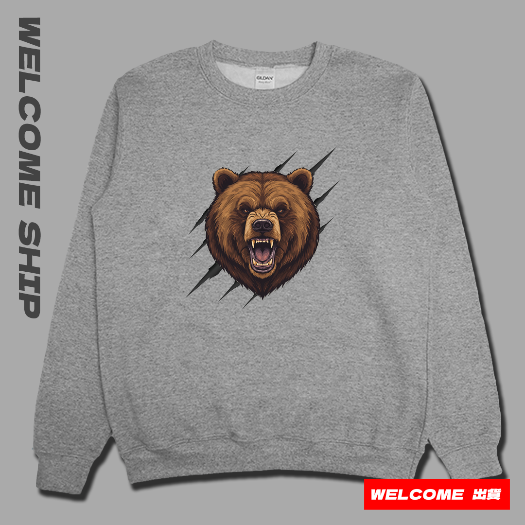 (大學T)熊派 Welcome出貨