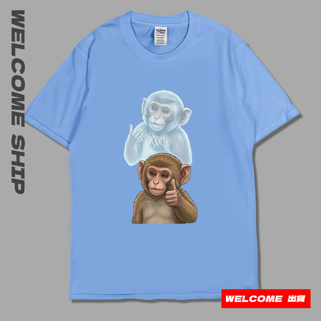 (短T)猴子 Welcome出貨