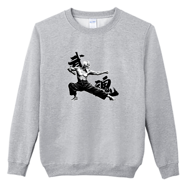 (大學T)功夫老頭 Welcome出貨